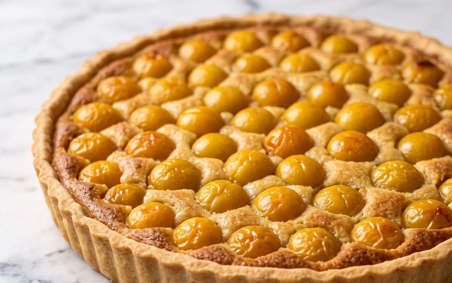 Elsässische Mirabellentarte mit Frangipane: Sommerlicher Genuss