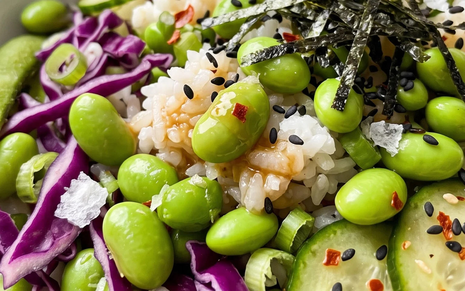 Easy Japanese Edamame Salad
