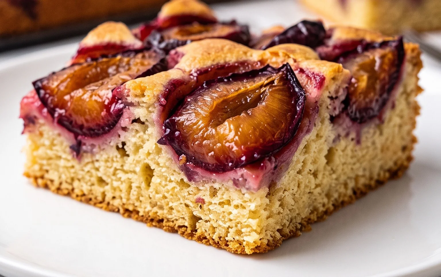 Schneller Pflaumenkuchen vom Blech